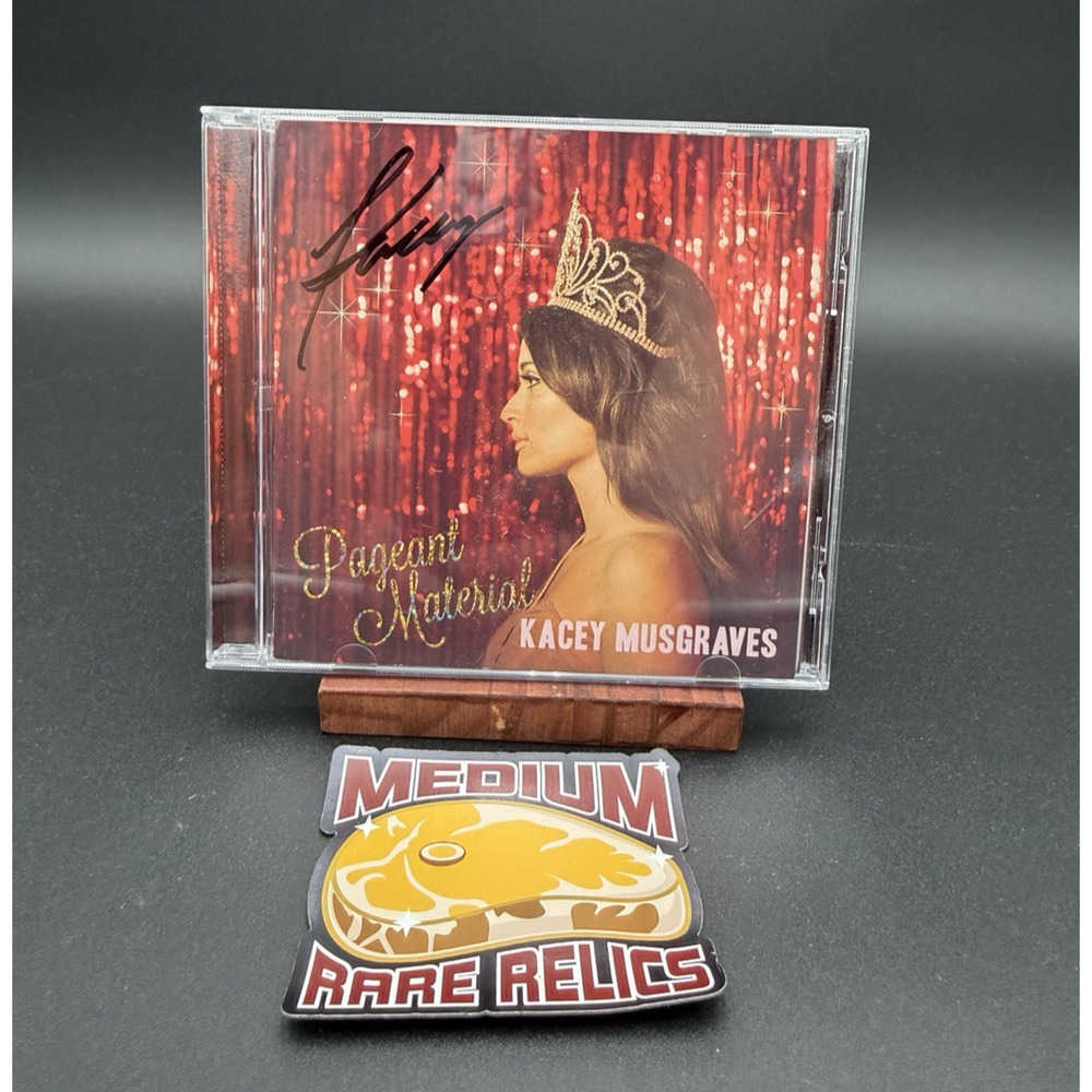 SIGNED Kacey Musgraves - Pageant Material CD Autographed New Exclusive